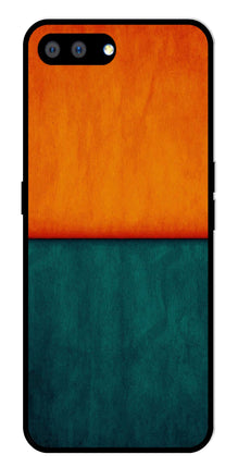 Orange Green Pattern Metal Mobile Case for Realme C2