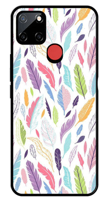 Colorful Feathers Metal Mobile Case for Realme C11