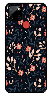 Floral Pattern Metal Mobile Case for Realme C11