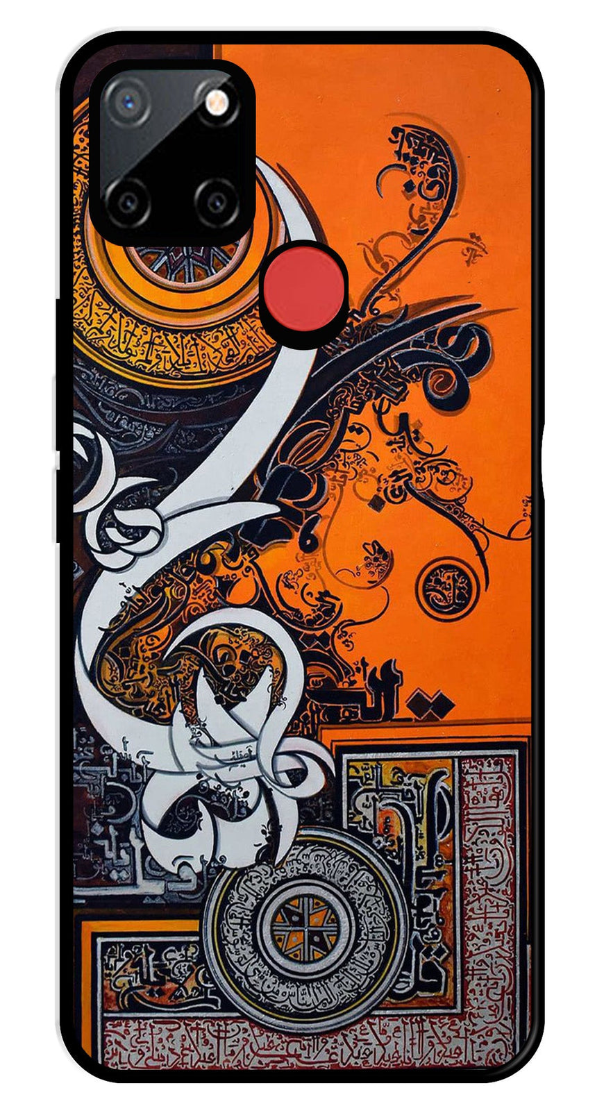 Qalander Art Metal Mobile Case for Realme C11   (Design No -16)