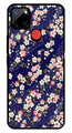 Flower Design Metal Mobile Case for Realme C11   (Design No -25)