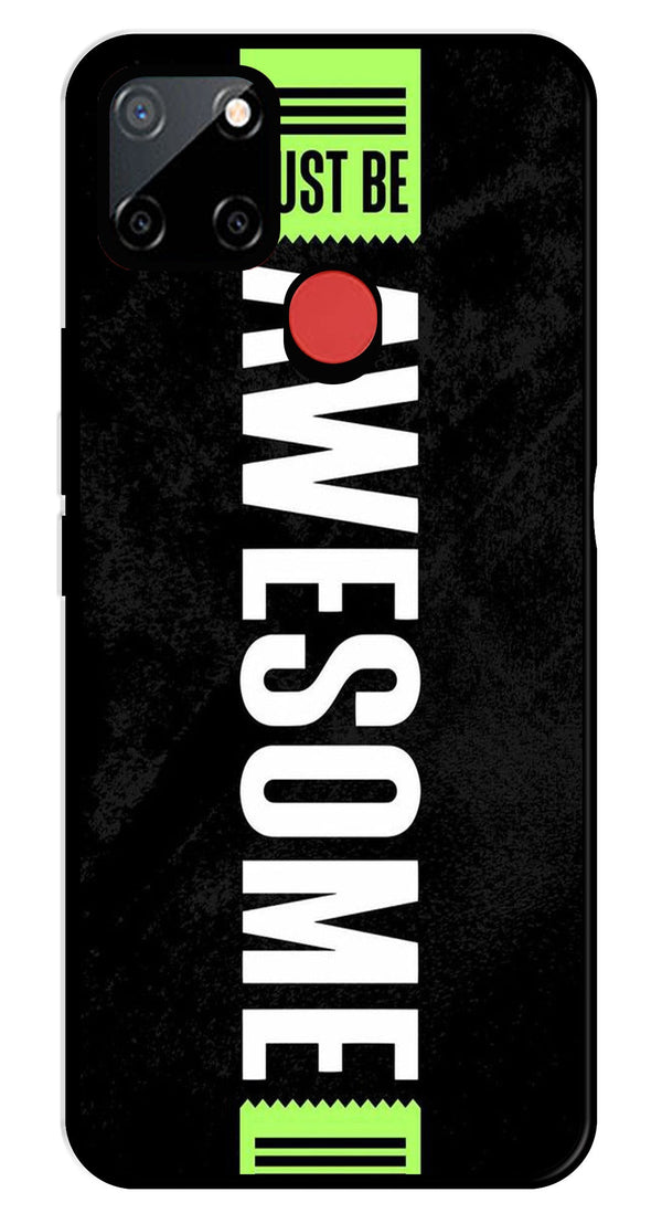 Awesome Metal Mobile Case for Realme C11   (Design No -33)