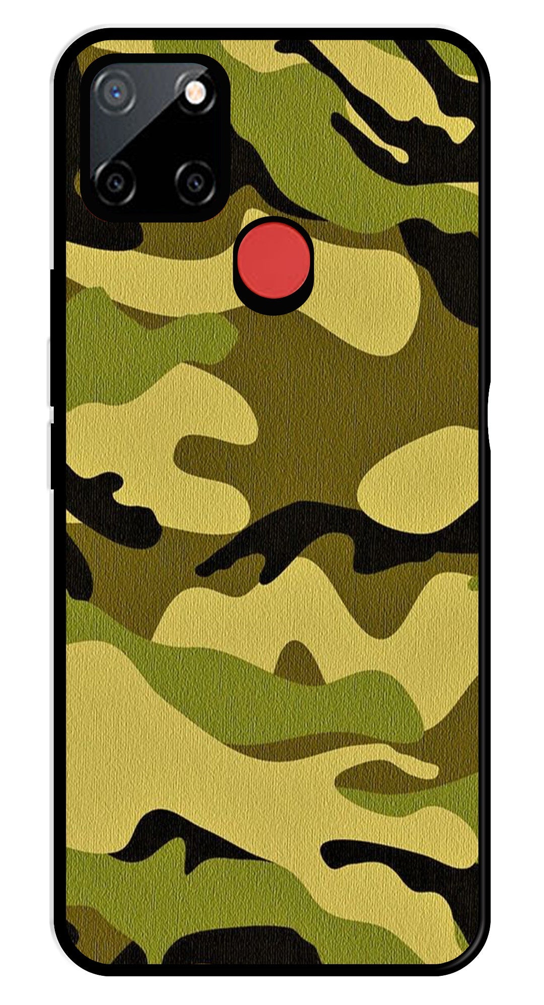 Army Pattern Metal Mobile Case for Realme C11   (Design No -35)