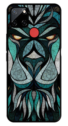 Lion Pattern Metal Mobile Case for Realme C11