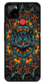 Owl Pattern Metal Mobile Case for Realme C11   (Design No -42)