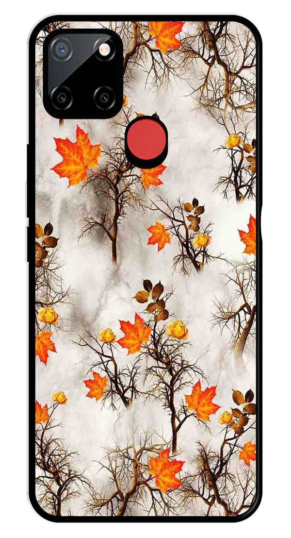 Autumn leaves Metal Mobile Case for Realme C11   (Design No -55)