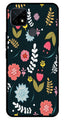 Floral Pattern2 Metal Mobile Case for Realme C21   (Design No -12)