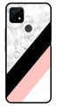 Marble Design Metal Mobile Case for Realme C21   (Design No -24)