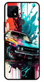 Vintage Car Metal Mobile Case for Realme C21   (Design No -29)