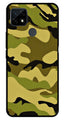Army Pattern Metal Mobile Case for Realme C21   (Design No -35)