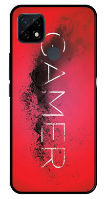 Gamer Pattern Metal Mobile Case for Realme C21