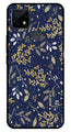 Floral Pattern  Metal Mobile Case for Realme C21   (Design No -52)
