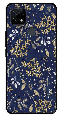 Floral Pattern  Metal Mobile Case for Realme C21