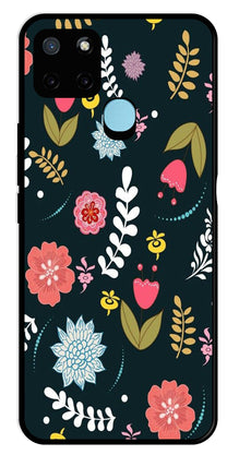 Floral Pattern2 Metal Mobile Case for Realme C21Y