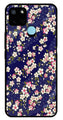 Flower Design Metal Mobile Case for Realme C25Y   (Design No -25)