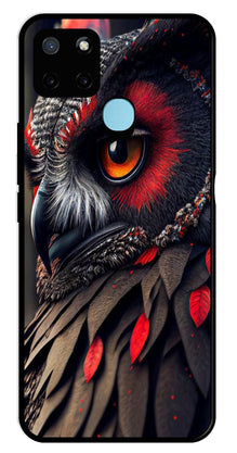 Owl Design Metal Mobile Case for Realme C25Y