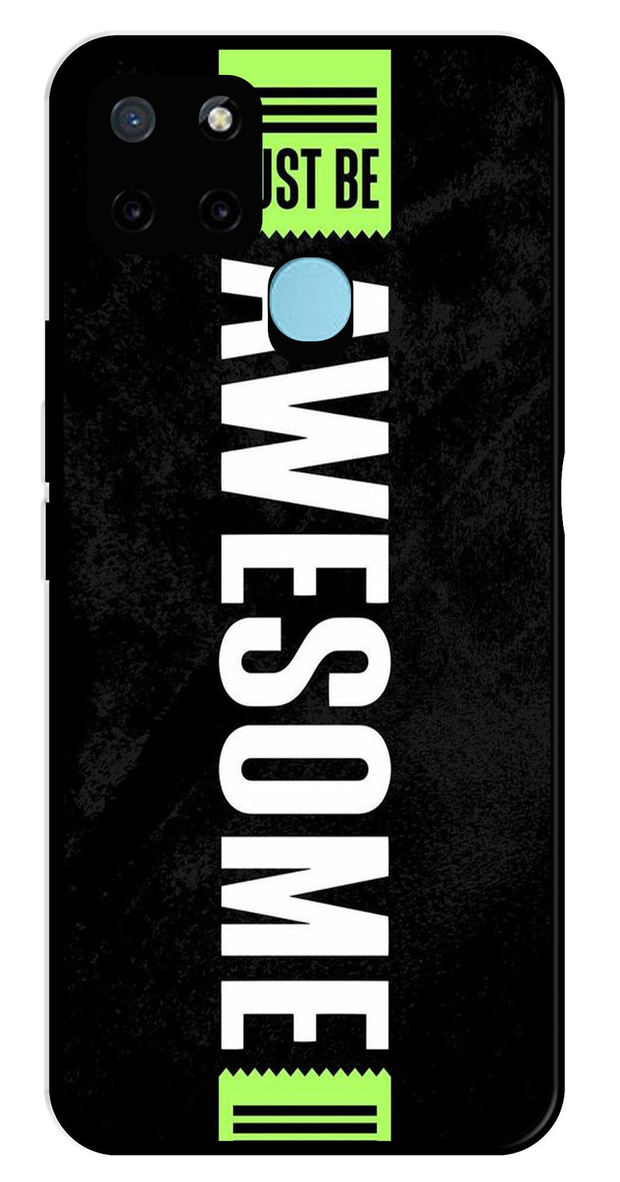 Awesome Metal Mobile Case for Realme C25Y   (Design No -33)