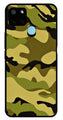 Army Pattern Metal Mobile Case for Realme C25Y   (Design No -35)