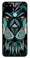 Lion Pattern Metal Mobile Case for Realme C21Y   (Design No -40)