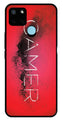 Gamer Pattern Metal Mobile Case for Realme C21Y   (Design No -41)