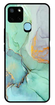 Marble Design Metal Mobile Case for Realme C21Y