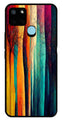 Modern Art Colorful Metal Mobile Case for Realme C25Y   (Design No -47)