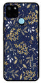 Floral Pattern  Metal Mobile Case for Realme C21Y   (Design No -52)