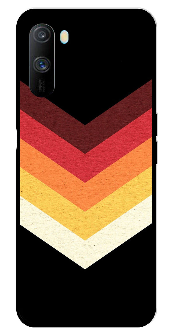 MultiColor Arrow Metal Mobile Case for Realme C3   (Design No -04)