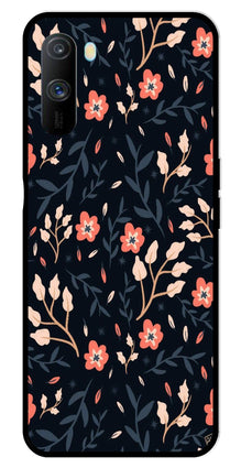 Floral Pattern Metal Mobile Case for Realme C3