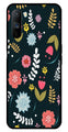 Floral Pattern2 Metal Mobile Case for Realme C3   (Design No -12)