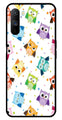 Owls Pattern Metal Mobile Case for Realme C3   (Design No -20)