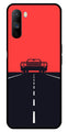 Car Lover Metal Mobile Case for Realme C3   (Design No -21)