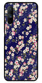 Flower Design Metal Mobile Case for Realme C3   (Design No -25)