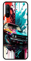 Vintage Car Metal Mobile Case for Realme C3   (Design No -29)