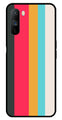 Muted Rainbow Metal Mobile Case for Realme C3   (Design No -31)