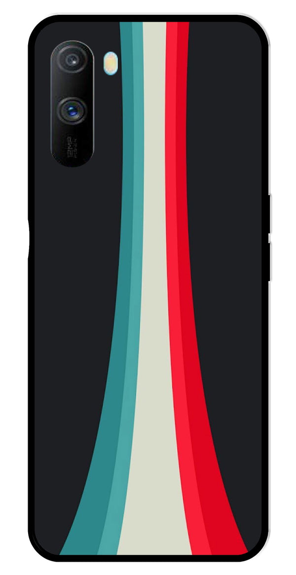 Modern Art Colorful Metal Mobile Case for Realme C3   (Design No -48)