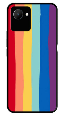 Rainbow MultiColor Metal Mobile Case for Realme C30