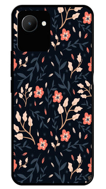 Floral Pattern Metal Mobile Case for Realme C30