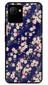 Flower Design Metal Mobile Case for Realme C30   (Design No -25)