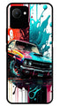 Vintage Car Metal Mobile Case for Realme C30   (Design No -29)