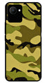 Army Pattern Metal Mobile Case for Realme C30   (Design No -35)