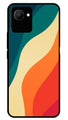 Muted Rainbow Metal Mobile Case for Realme C30   (Design No -39)