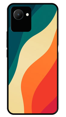 Muted Rainbow Metal Mobile Case for Realme C30