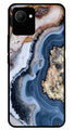Marble Design Metal Mobile Case for Realme C30   (Design No -53)
