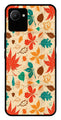 Leafs Design Metal Mobile Case for Realme C30s   (Design No -14)