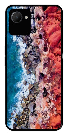 Sea Shore Metal Mobile Case for Realme C30s