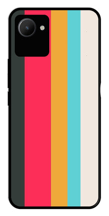 Muted Rainbow Metal Mobile Case for Realme C30s