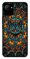 Owl Pattern Metal Mobile Case for Realme C30s   (Design No -42)