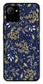 Floral Pattern  Metal Mobile Case for Realme C30s   (Design No -52)