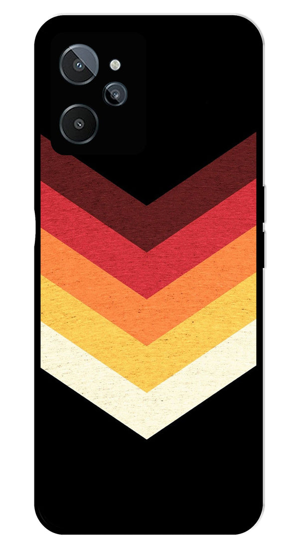 MultiColor Arrow Metal Mobile Case for Realme C31   (Design No -04)